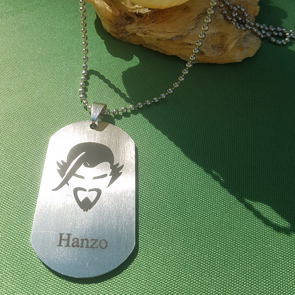 🕹️ Hanzo Overwatch Dog tag Necklace